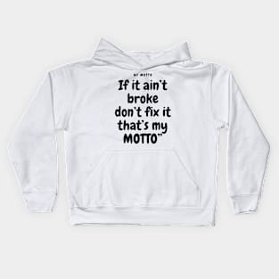 NF Motto Lyrics Quote Kids Hoodie